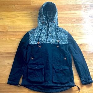 Profound Aesthetic black jacket with paisley accent